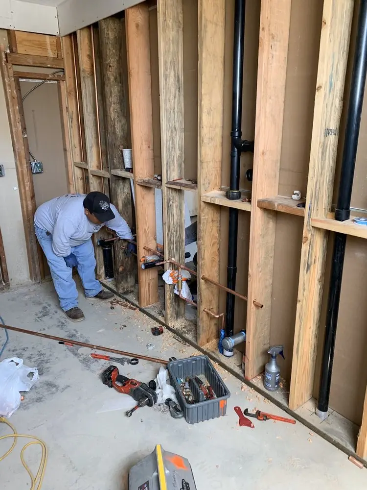 Commercial rough-in plumbing for Gas Line Repair in Wasilla
